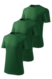 Set 3 tricouri pentru barbati de culoare verde sticla