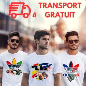 Set 3 Tricouri barbati haioase - personalizate cu personajele Mickey Mouse, Scrat si Bugs Bunny - Cadou