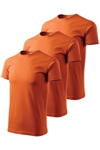 Set 3 tricouri de culoare portocaliu