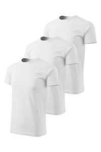 Set 3 tricouri de culoare alb