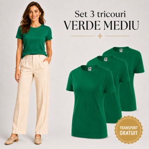 Set 3 tricouri dama - diverse culori pentru femei - Img 27