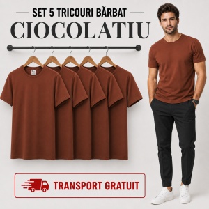 Set 5 tricouri bărbat Malfini Basic Clasic, 100% bumbac, regular fit, 48 culori, mărimi XS–5XL - Img 17