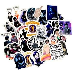 Stickere Wednesday - Familia Addams
