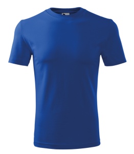 Tricou din bumbac tip clasic regular pentru barbati de culoare albastru