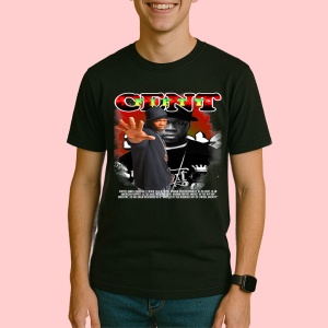 Tricou 50 Cent - Stop Pose, muzica Hip-Hop / Rap, Dama | Barbat | Copii, Culoare Negru - Img 3