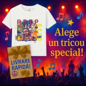 Tricou A$AP Rocky - Graffiti Style, muzica Hip-Hop / Rap, Dama | Barbat | Copii - Img 6