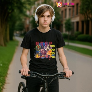 Tricou A$AP Rocky - Graffiti Style, muzica Hip-Hop / Rap, Dama | Barbat | Copii, Culoare Negru - Img 10