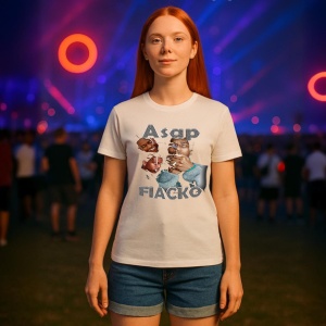 Tricou A$AP Rocky - Group Portrait, muzica Hip-Hop / Rap, Dama | Barbat | Copii - Img 8