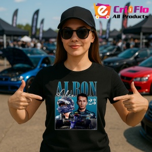 Tricou Alex Albon Portret Si Masina Red Bull Formula 1, Copii | Dama | Barbat - Img 7