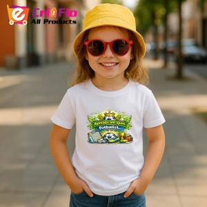 Tricou Aproape Am Lovit Minge Fotbalist Amuzant, din bumbac 100% , tricou alb pentru Copii | Dama | Barbat - Img 5