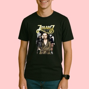 Tricou Ariana Grande - Pink Theme, muzica Pop, Dama | Barbat | Copii, Culoare Negru - Img 3