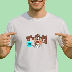 Tricou Audi Tazz Astepta Tornata Vijelia | Unisex Dama si Barbat - Img 1