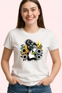 Tricou back tattoo woman ink explosion, femeie cu tatuaj pe spate si explozie de cerneala, Copii | Dama | Barbat - Img 4