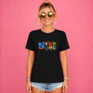 Tricou Baiat Gamer Colorate Litere Urban Play Design, din bumbac 100%, tricou negru, Copii | Dama | Barbat - Img 2