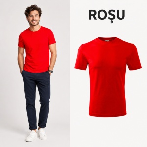Tricou Bărbat, 100% Bumbac, 145 g/m², Guler Rotund, 26 Culori, Mărimi S–3XL - Img 31