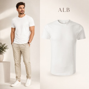 Tricou Bărbat 819 Epic, 100% Bumbac Organic, 160 g/m², Guler Rotund, 14 Culori, Mărimi S–3XL - Img 11
