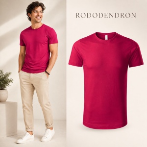 Tricou Bărbat 819 Epic, 100% Bumbac Organic, 160 g/m², Guler Rotund, 14 Culori, Mărimi S–3XL - Img 21