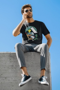 Tricou barbat bumbac 100%, personalizat, haios, Mickey Mouse Summer - Cadou