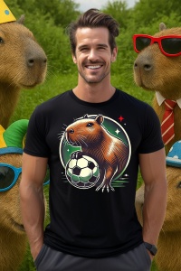 Tricou Barbat CapyBara - Football star - Img 4