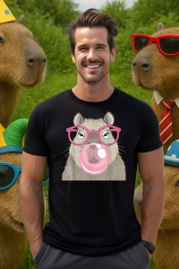 Tricou Barbat CapyBara - Guma de mestecat - Img 4