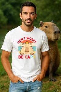 Tricou Barbat CapyBara - Nu iti face griji, fii capy - Img 3