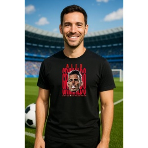 Tricou Barbat cu Fotbalistul Alejandro Grimaldo Garca - Bayer 04 Leverkusen - Img 4
