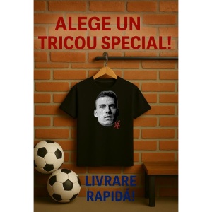 Tricou Barbat cu Fotbalistul Andriy Lunin - Real Madrid - Img 5