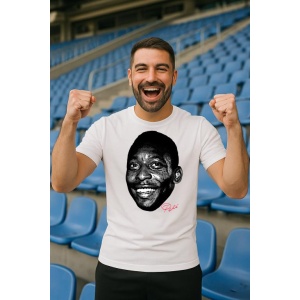 Tricou Barbat cu Fotbalistul Edson Arantes do Nascimento - Brazil - Img 11