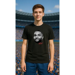 Tricou Barbat cu Fotbalistul Jonathan Tah - Bayer Leverkusen - Img 3