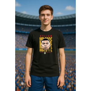 Tricou Barbat cu Fotbalistul Kylian Mbapp - Paris Saint - Germain - Img 6
