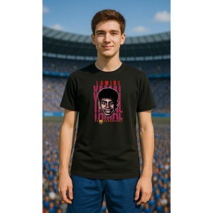 Tricou Barbat cu Fotbalistul Lamine Yamal Nasraoui Ebana - FC Barcelona - Img 4