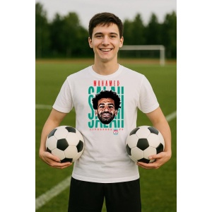 Tricou Barbat cu Fotbalistul Mohamed Salah Hamed Mahrous Ghaly - Liverpool FC - Img 6