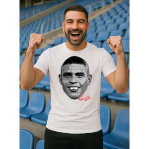 Tricou Barbat cu Fotbalistul Ronaldo Luis Nazario Brazil - Img 9