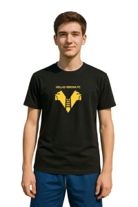 Tricou barbat cu logo stema Hellas Verona Italia , din bumbac 100%