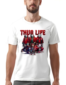 Tricou barbat - Horror ThugLife