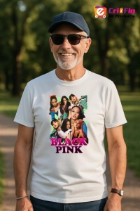 Tricou barbat Kpop cu trupa BLACKPINK 1 music Coreean 157 - Img 5