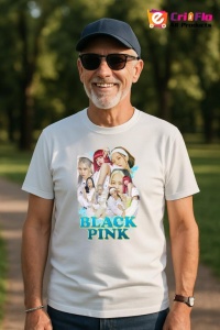 Tricou barbat Kpop cu trupa BLACKPINK 8 music Coreean 167