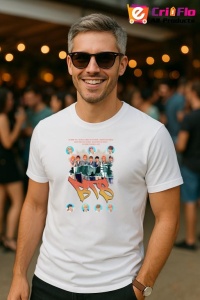 Tricou barbat Kpop cu trupa BTS 11 music Coreean 178 - Img 3