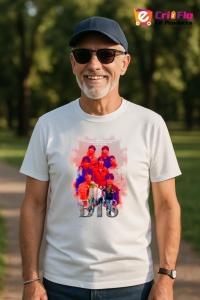 Tricou barbat Kpop cu trupa BTS 3 music Coreean 180 - Img 5