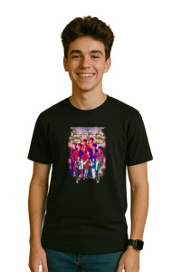 Tricou barbat Kpop cu trupa BTS 4 music Coreean 181 - Img 3