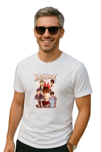Tricou barbat Kpop cu trupa JUNGKOOK 7 music Coreean 246 - Img 2