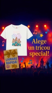 Tricou barbat Kpop cu trupa ROSE 3 music Coreean 280 - Img 7
