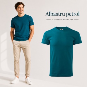 Tricou bărbat Malfini Basic Clasic, 100% bumbac, 160 g/m², guler rotund, 48 de culori, mărimi XS–5XL - Img 28