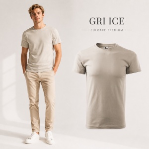 Tricou bărbat Malfini Basic Clasic, 100% bumbac, 160 g/m², guler rotund, 48 de culori, mărimi XS–5XL - Img 48
