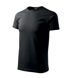 Tricou pentru barbati basic din bumbac de culoare negru