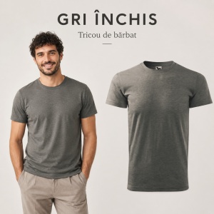 Tricou Bărbat Simplu Malfini Basic, 100% Bumbac, Regular Fit, casual office Guler Rotund, Multiple Culori XS - 5XL - Img 27