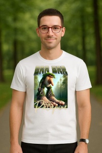 Tricou Barbat Tralalero Tralala cu personajul Brr Brr Patapim Italian Brainrot Meme Forest Monkey Bootleg - Img 3