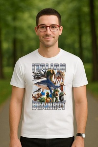 Tricou Barbat Tralalero Tralala cu personajul Italian Brainrot
