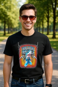 Tricou Barbat Tralalero Tralala cu personajul Tralalero Tralala Funny Bootleg Brainrot Italian Meme Kids - Img 5