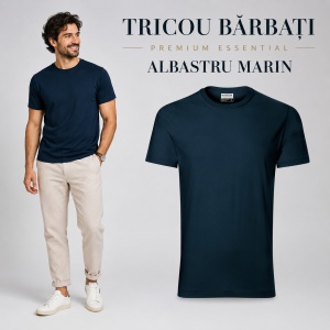 Tricou bărbați heavy, 100% bumbac pre-shrunk, 200 g/m², 14 nuanțe disponibile - Img 12